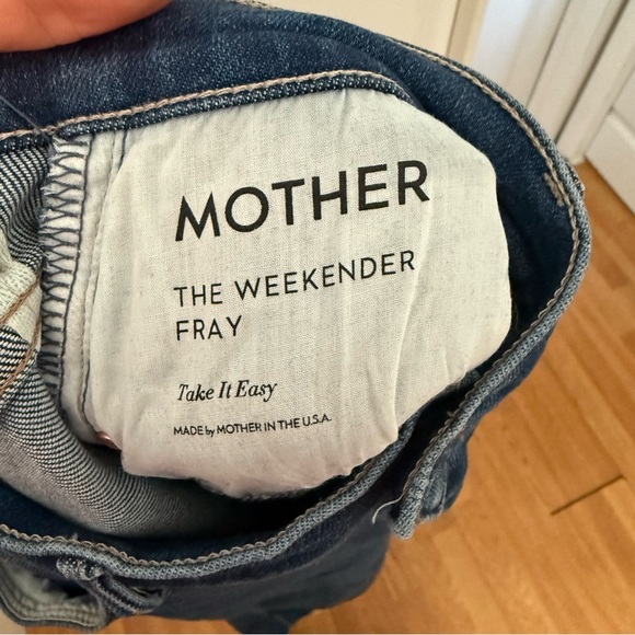 MOTHER The Weekender Fray in wash Take It Easy - Picture 8 of 9